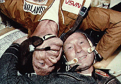 Deke Slayton and Alexei Leonov